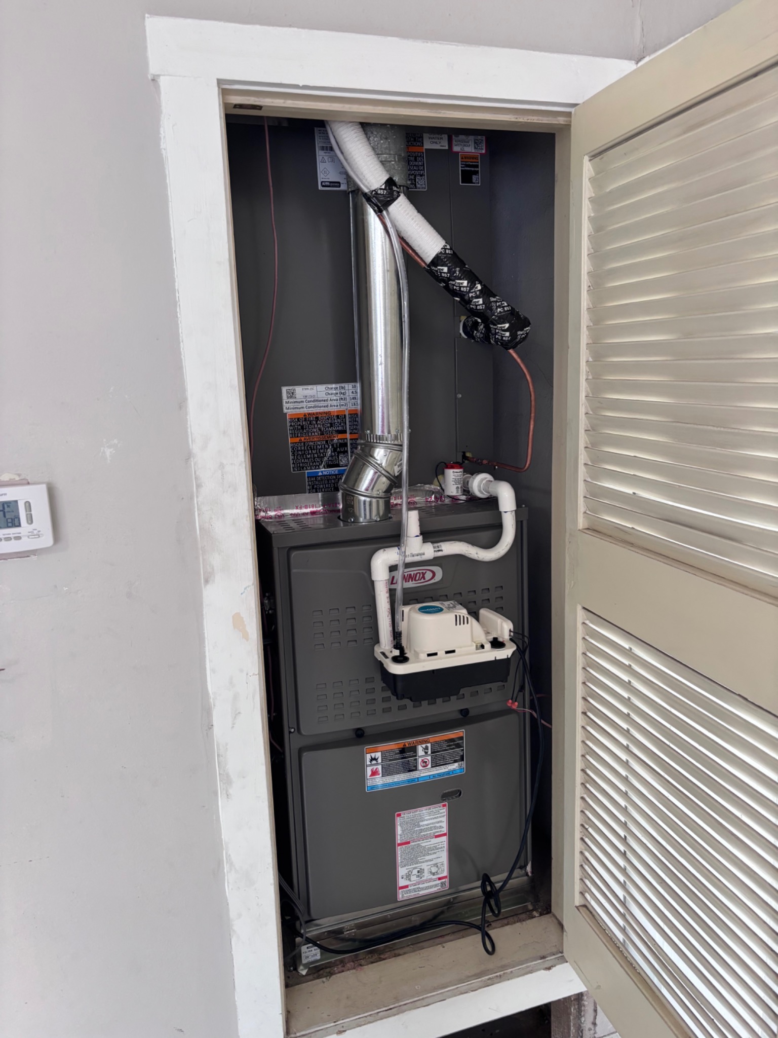 Residential furnace system installation